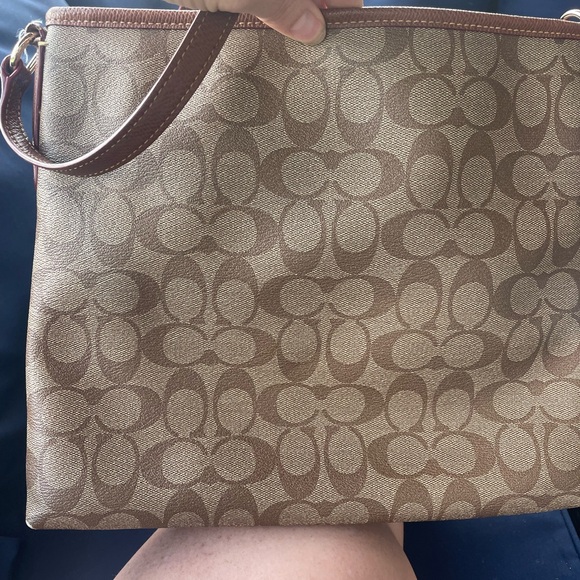 Brown Coach crossbody - Picture 2 of 5